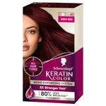 Schwarzkopf Keratin Color Permanent Hair Color Cream, 5.88 Deep Red, 1 Count