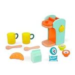 B. toys – Toy Coffee Maker for Kids – Wooden Coffee Machine Set – 10 Pretend Play Accessories – Kitchen Play Set – 2 Years + – Café au Play