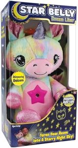 Ontel Star Belly Dream Lites, Stuffed Animal Night Light, Shimmering Rainbow Unicorn