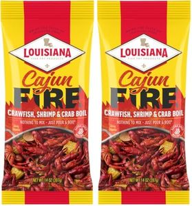 Louisiana Fish Fry, Cajun Fire Boil, 14 oz (Pack of 2)