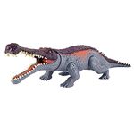 Jurassic World Toys Massive Biters Dinosaur Larger-sized Sarcosuchus Figure with Tail-activated Strike & Chomping Action, Movable Joints, Authentic Detail; Ages 4 & Up