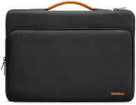 tomtoc 360 Protective Laptop Carrying Case for 13-inch MacBook Air M3/A3113 M2/A2681 M1/A2337 2024-2018, MacBook Pro M2/A2686 M1/A2337, iPad Pro M4 & iPad Air M2 2024, Water-Resistant Laptop Bag