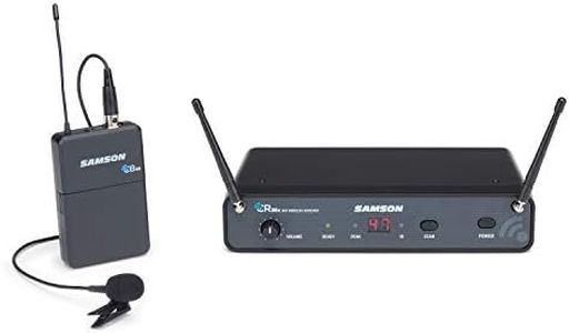 Samson Technologies Concert 88x Presentation Wireless System with LM5 Lavalier Microphone (D Band), Black