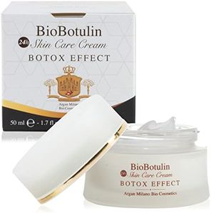 BioBotulin 24h Skin Care CREAM BOTOX EFFECT - 50 ml - crema antirughe per viso, collo e décolleté - Ingrdienti: Acmella Oleracea, Acido Ialuronico 3P, Argan, Collagene, Aloe Vera ...
