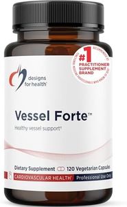 Designs for Health Vessel Forte - Healthy Blood Vessel Support Supplement with Diosmin, Quercetin, Gotu Kola Extract, Horse Chestnut + Grape Seed - Non-GMO (120 Capsules)