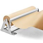 Paper Roll Dispenser and Cutter - Heavy Duty Kraft, Freezer, and Butcher Paper Dispenser - Non-Slip and Wall Mountable (18 Inches)(Up to 500ft Rolls)