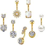 VCMART 7pcs 14G Belly Button Ring G