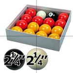 ClubKing Ltd Red and Yellow 2 1/4" Pool Ball Set