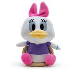 Buckle-Down Disney Dog Toy, Disney Daisy Duck Chibi Sitting Pose Pet Toy, Plush with Rope