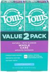 Tom's of Maine - Whole Care Anticavity Fluoride Toothpaste Twin Pack Peppermint - 2 Pack