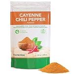 Nortembio Cayenne Pepper Powder 100 g. 100% Natural Origin. Ground Cayenne Pepper without Additives or Preservatives. Hot Cayenne Fine Powder for Meats, Sauces and Seasonings. Recipes E-Book Included.