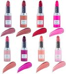 Hickey Lipstick Organic, Long Lasting Gluten Free Lipstick REFILL Collection THE VAULT COLLECTION - 8 Refill Shades Red, Hot Pink, Nude, Light Pink, Coral, Berry, Mauve, Terracotta