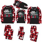 Family Christmas Pajamas Matching Sets Christmas Pajamas Family 2023 Family Matching Outfits Xmas Pajamas Jammies