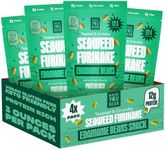 Where You Bean Edamame Beans Snack (Seaweed Furikake) - Crunchy and Dry Roasted Edamame Beans - High Protein Snacks, Keto and Vegan Healthy Snacks for Adults & Low Carb Asian Snack 3 oz (Pack of 4)