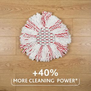 Vileda Turbo 3-in-1 Spin Mop and Bucket Set – Microfibre Head, Foot Pedal