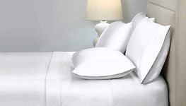 Kirkland Signature 680 Thread Count Sheet Set (Queen, White)