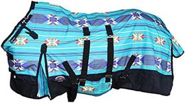 CHALLENGER 60" 1200D Turnout Waterproof Rain Horse Sheet Light Winter Blanket 378B