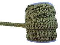 1/2 Inch Gimp Braid Trim 15 Yards for Upholstery Costume DIY Crafts(Moss Green 1029)