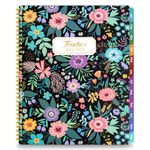 Teacher Planner 2024-2025 Academic Year, Aug 2024- July 2025 Teacher Lesson Planner, 8.5" x 11", Weekly & Monthly Lesson Plan Book for Teachers, Academic Planner for Classroom or Homeschool(Flower)