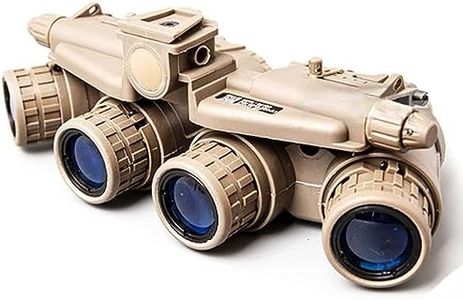 Goekhyrani Night Vision Goggles for Tactical Hunting Cosplay GPNVG18 Helmet Mount Set - Four-Tube Binocular-Tan
