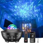 Galaxy Projector, Star Projector with Remote Control & 10 Color Effects, Galaxy Night Light Projector Built in Speaker and Timer, Projecteur Galaxie for Baby Kids Adults Bedroom/Game Rooms/Home Party