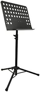 Monoprice Tripod Sheet Music Stand - Adjustable and Heavy-Duty, Black