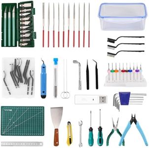 Sovol Kit de Herramientas de Impresora 3D, 78 PCS Accesorios de Impresora 3D con Juego de limpieza de boquillas, Pinzas, Juego de llaves, cuchillo de arte, Alicates y mucho más