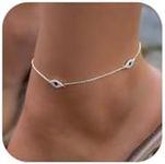 Rotnso Anklets for Women Sterling S