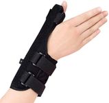 Thumb Spica Splint Wrist Brace Support Sports Strap Thumb Stabilizer Arthritis (Small)