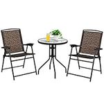 Costway 3 Piece Bistro Table and Ch