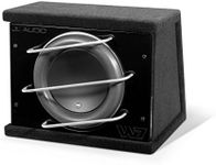 JL Audio CLS112RG-W7AE 12” W7 Anniversary Edition 12W7AE Subwoofer Loaded in Original JL Enclosure with Front Bar Grills Sub Woofer Box