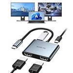 USB C to Dual HDMI Adapter 4K@30Hz,