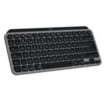 Logitech MX Keys Mini for Mac Minimalist Wireless Keyboard for MacBook Pro, Air, iMac,iPad, Compact, Bluetooth, Backlit Keys, USB-C, Fast, fluid Typing, QWERTY UK English Layout - Grey