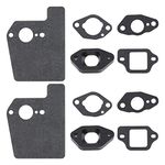 Be In Your Mind 2 Sets Carburetor Insulator Gasket Kit Compatible with Honda GCV160 GCV160A GCV160LA GCV160LAO GCV160LE Lawnmower Engines Parts