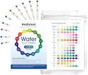 50PCS 16-in-1 Drinking Water Test Kit – Water Testing Strips for Home Tap and Well Water – Detects pH, Hardness, Lead, Iron, Nitrate, Nitrite, Copper, Mercury, Chlorine & More(16 in 1 50 Test Strips)