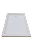 MADONNA Caspian 4x3 Feet Acrylic Shower Tray - Ivory