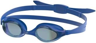 Speedo Train Like A Team Junior Swim Goggles Mirrored Hyper Flyer - Aero Blue/Steel/Iris Mirror, One Size