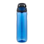 Contigo Cortland Plastic Autoseal, Large BPA-Free Leakproof Gym Drinking Water Bottle for Sports, Bike, Running, Hiking (Monaco/Gray, 720 Ml)