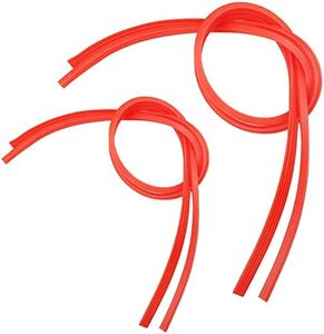 ZOFFI Framless Windshield Wiper Blade Refills 28inch Red Pack of 4, Adjustable Size of the Universal Wiper Rubber Refill