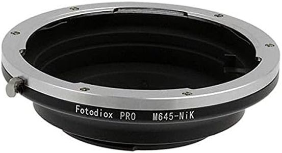 Fotodiox Profesional Anillo Adaptador para Mamiya 645, M645 Lente para Cámara Nikon