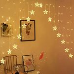 The Purple Tree Star Light Decorative LED Light String Curtain for Diwali, Christmas and Weddings (1 pc, 3 mtr) V Shape Star Light, Diwali Light, Christmas Light, Romantic Light, Star Light Curtain