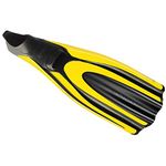 Mares Superchannel Full Foot Scuba Fins, 3.5/4.5, Yellow