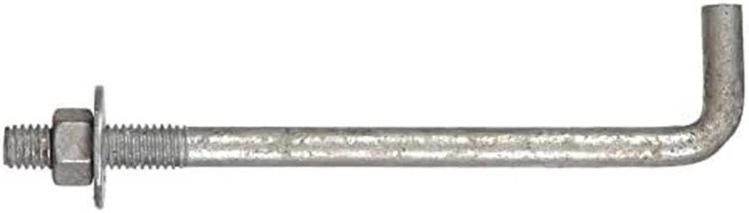 Reaowazo 260293 5/8 x 12-Inch Anchor Bolt, 10-Pack