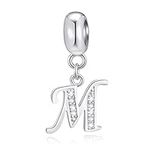 GLOWDAS 26 Letters Charms Initial A