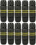 Temeloko Waterproof Junction Cable Outdoor Straight 2Pole 2Pin/3Pin/4Pin,IP68 Junction Box Cable Connector Sleeve 4.5-9mm,Used for Outdoor Road Landscape Lights, car Decoration etc.10pack