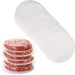 Hamburger Patty Paper Round 4.5 Inch, Set of 200, Non Stick Patty Paper Sheets for Burger Press, Patty Serperate and Cake Baking