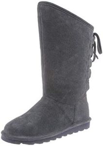 Bearpaw Women's Phylly Slouch Boots, Grey Charcoal 030, 11 US