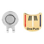 Golf Marker,Golf Golf Accessory Durable metal golf mini magnetic ball tag golf sunshade clip accessories(1#)