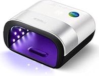 SUNUV SUN3 48W UV LED Nail Lamp for Gel Nails with Memory Timer, LCD Display, Sensor and Double-Speed Curing