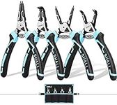 SHALL Snap Ring Pliers Set, 4PCS He